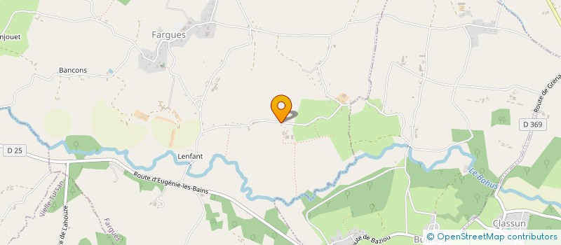 localisation de l'entreprise SCI ESTAFETA  FARGUES