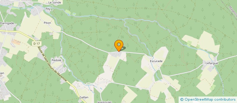 localisation de l'entreprise SCI ESTAGNOTS 87  SOUSTONS