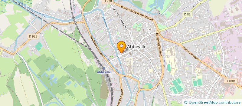 localisation de l'entreprise SCI ESTAL à ABBEVILLE