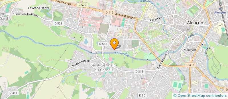 localisation de l'entreprise SCI ESTALE à ALENCON