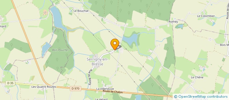 localisation de l'entreprise SCI ESTALLIA  SERRIGNY-EN-BRESSE