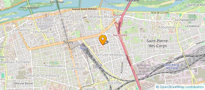 localisation de l'entreprise SCI ESTAMPES  TOURS