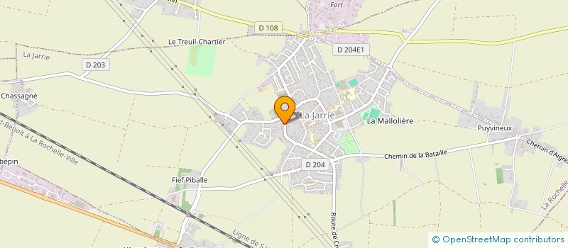 localisation de l'entreprise SCI ESTAMPILLE  LA JARRIE