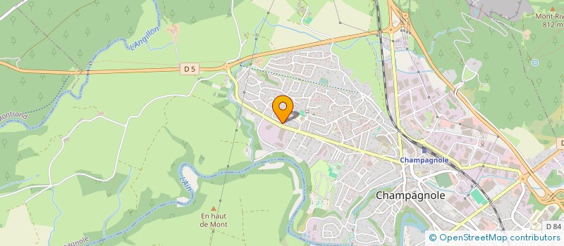 localisation de l'entreprise SCI ESTAN  CHAMPAGNOLE