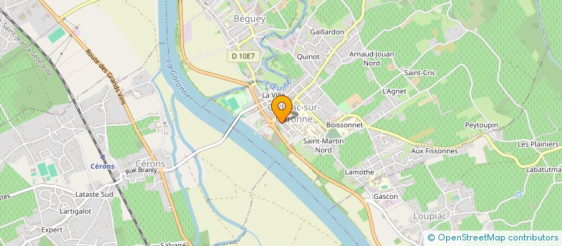 localisation de l'entreprise SCI ESTANY  CADILLAC-SUR-GARONNE