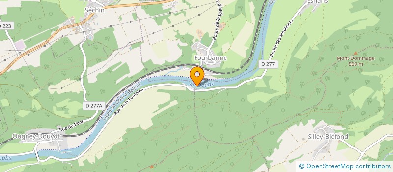 localisation de l'entreprise SCI ESTAP  BAUME LES DAMES