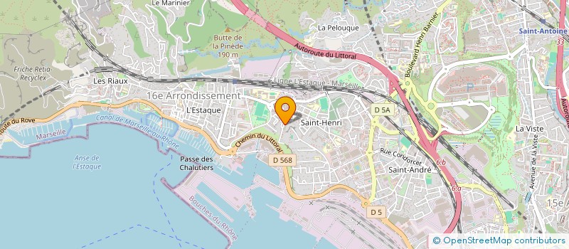localisation de l'entreprise SCI ESTAQUE BONNE MER à MARSEILLE