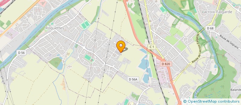 localisation de l'entreprise SCI ESTARAC à ROQUETTES