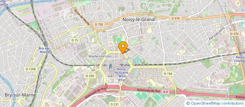 localisation de l'entreprise SCI ESTATE AE  NOISY-LE-GRAND