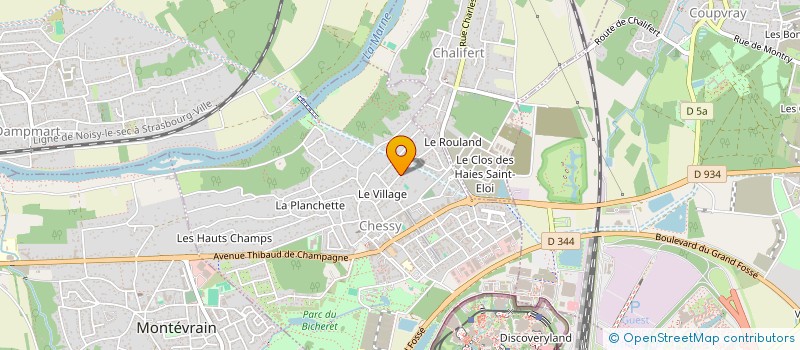 localisation de l'entreprise SCI ESTATE LODGING  CHESSY