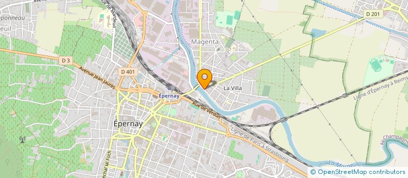localisation de l'entreprise SCI ESTATE TWO  EPERNAY