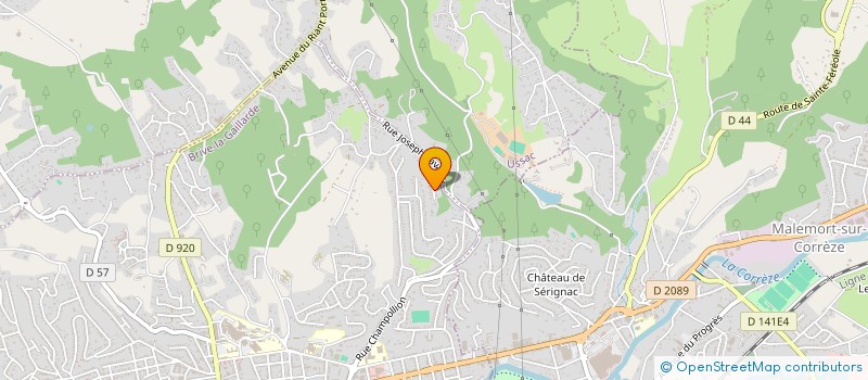 localisation de l'entreprise SCI ESTAX  BRIVE-LA-GAILLARDE