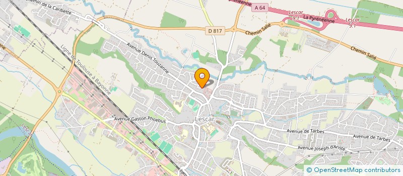 localisation de l'entreprise SCI ESTE  LESCAR