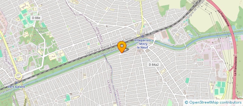 localisation de l'entreprise SCI ESTEBAN  VILLEPARISIS