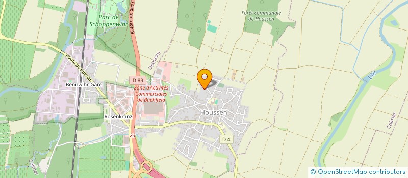 localisation de l'entreprise SCI ESTEBAN  HOUSSEN