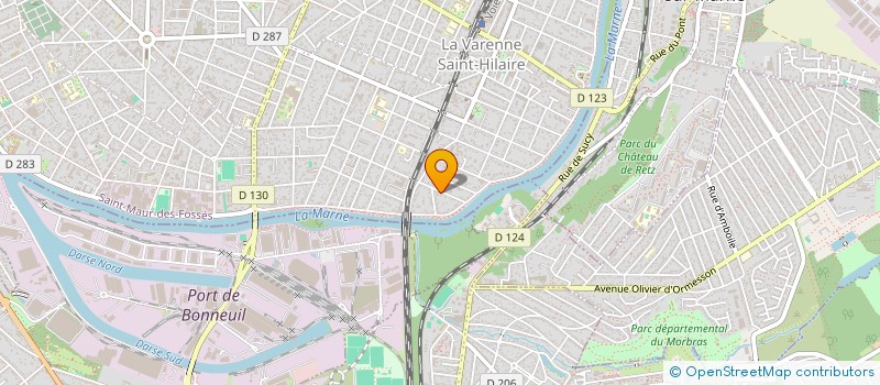 localisation de l'entreprise SCI ESTEBAN - EMILE - JARALIDI  SUCY-EN-BRIE