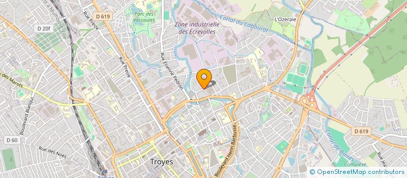 localisation de l'entreprise SCI ESTEBAXE à TROYES