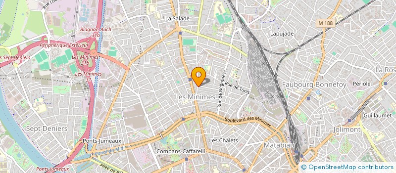 localisation de l'entreprise SCI ESTEBE VIGNE à TOULOUSE