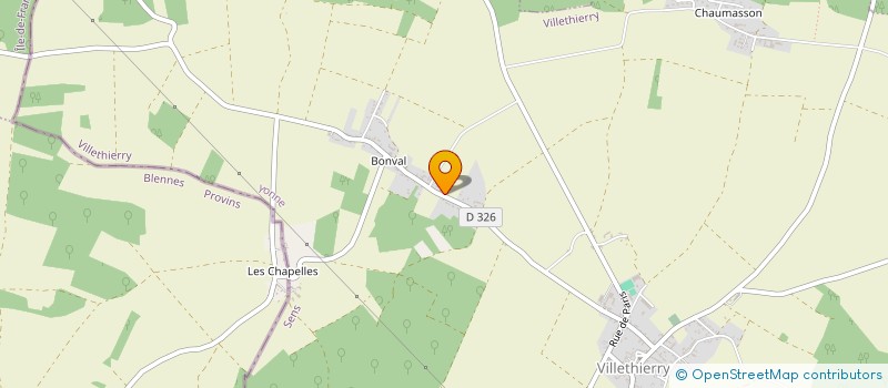 localisation de l'entreprise SCI ESTELA  VILLETHIERRY