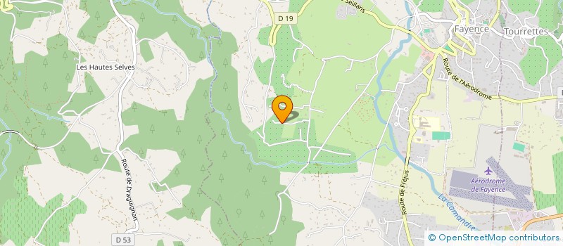 localisation de l'entreprise SCI ESTELE  FAYENCE