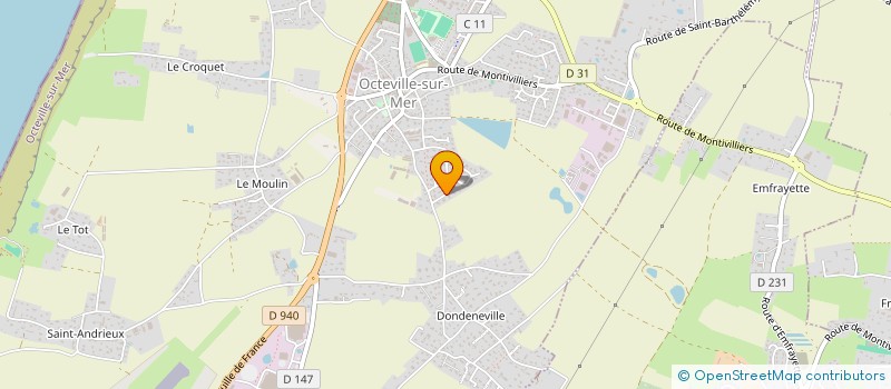 localisation de l'entreprise SCI ESTELEA  OCTEVILLE-SUR-MER