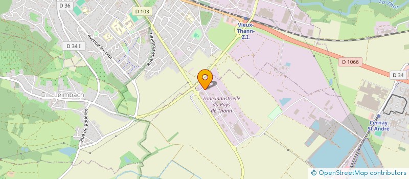 localisation de l'entreprise SCI ESTELIA  STEINBRUNN-LE-HAUT