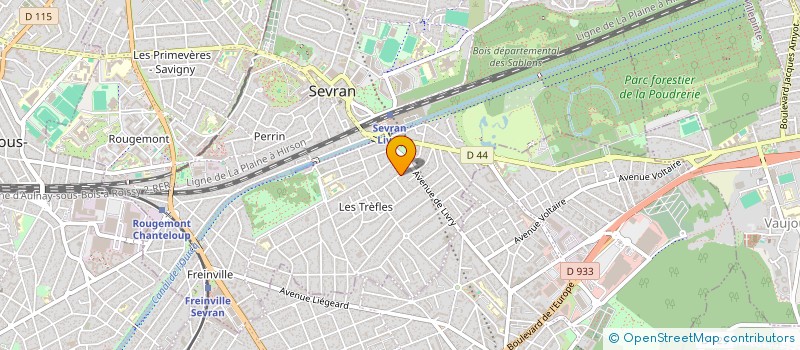 localisation de l'entreprise SCI ESTELLE à SEVRAN