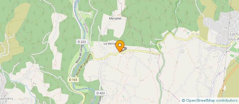 localisation de l'entreprise SCI ESTELLE  VINEZAC