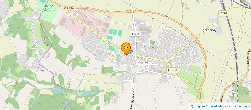 localisation de l'entreprise SCI ESTELLE  HEYRIEUX