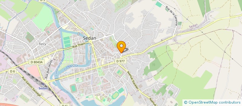 localisation de l'entreprise SCI ESTELLE  SEDAN