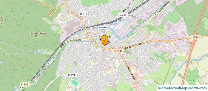 localisation de l'entreprise SCI ESTELLE  SAVERNE