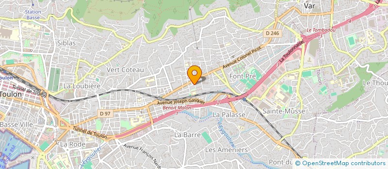 localisation de l'entreprise SCI ESTELLE  TOULON