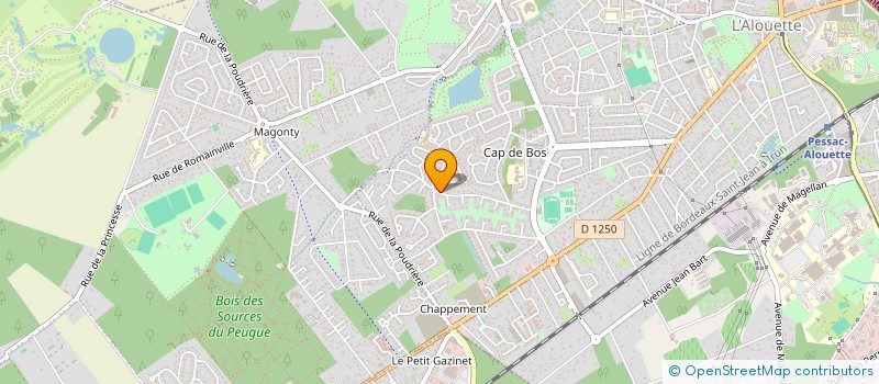 localisation de l'entreprise SCI ESTELLE  PESSAC