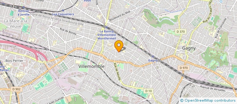 localisation de l'entreprise SCI ESTELLE à VILLEMOMBLE