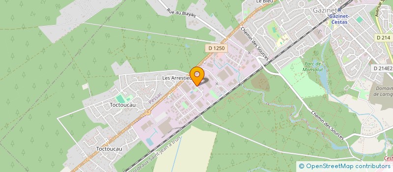 localisation de l'entreprise SCI ESTELLE  CESTAS