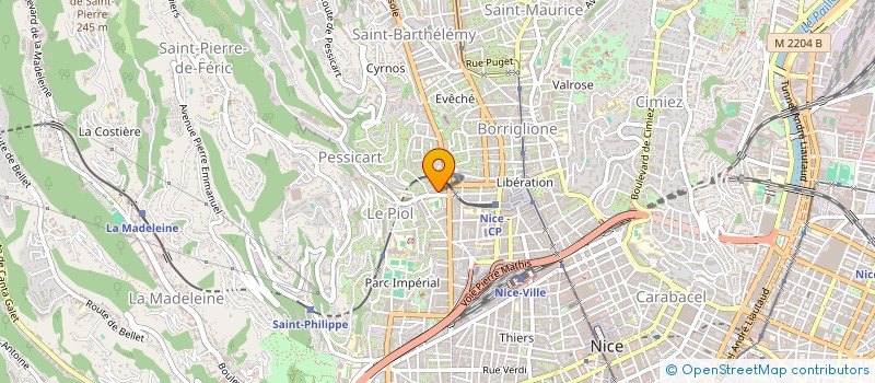 localisation de l'entreprise SCI ESTELLE GROUP à NICE