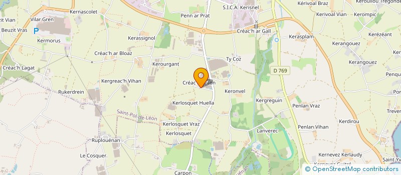 localisation de l'entreprise SCI ESTELLENN  SAINT-POL-DE-LEON