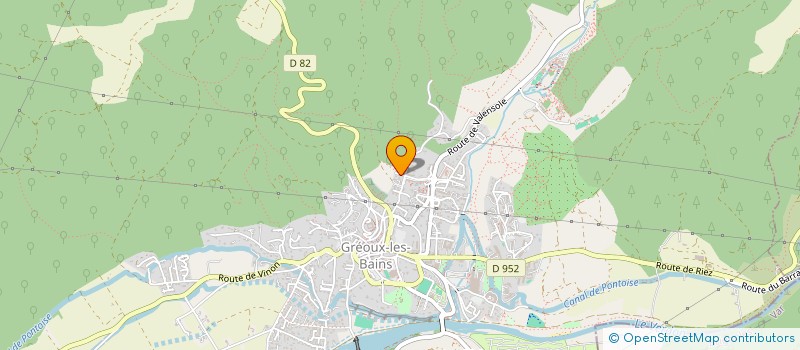 localisation de l'entreprise SCI ESTELLO  GREOUX-LES-BAINS