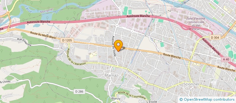 localisation de l'entreprise SCI ESTELLO  MARNAZ