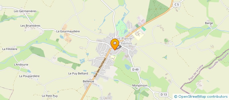 localisation de l'entreprise SCI ESTELO  SAINT-PIERRE-DU-CHEMIN