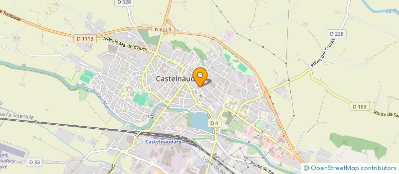 localisation de l'entreprise SCI ESTEMACH  CASTELNAUDARY