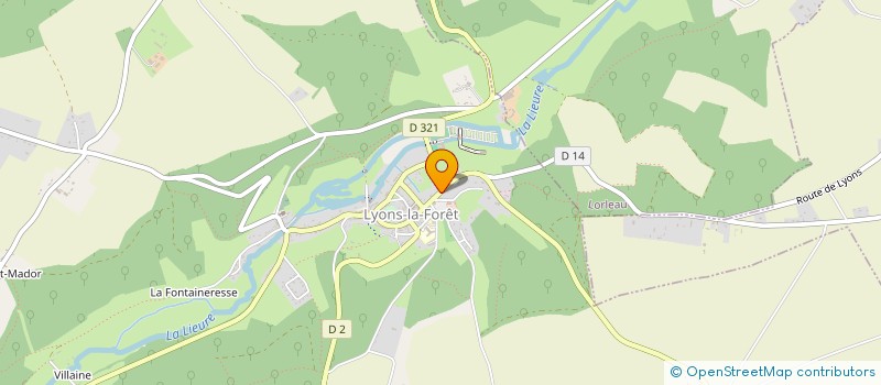 localisation de l'entreprise SCI ESTER  LYONS-LA-FORET