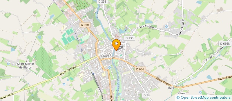 localisation de l'entreprise SCI ESTEREL  NERAC