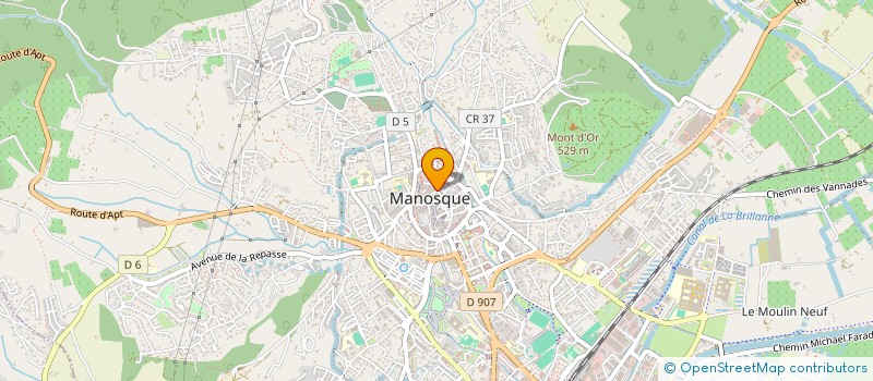 localisation de l'entreprise SCI ESTERELLE à MANOSQUE