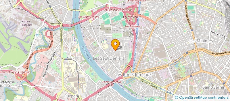 localisation de l'entreprise SCI ESTEREZOU à TOULOUSE