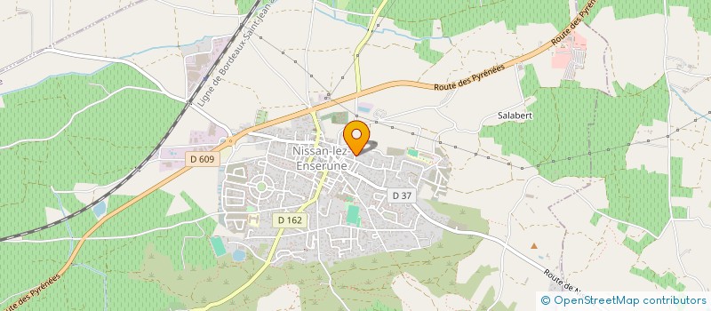 localisation de l'entreprise SCI ESTEVE  NISSAN-LEZ-ENSERUNE