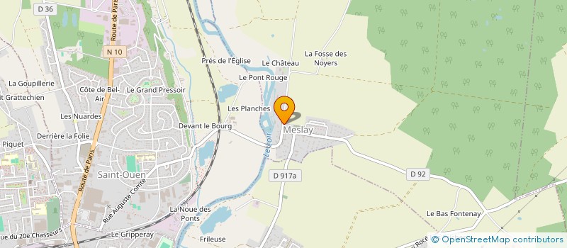 localisation de l'entreprise SCI ESTEVE-GAILLARD  MESLAY