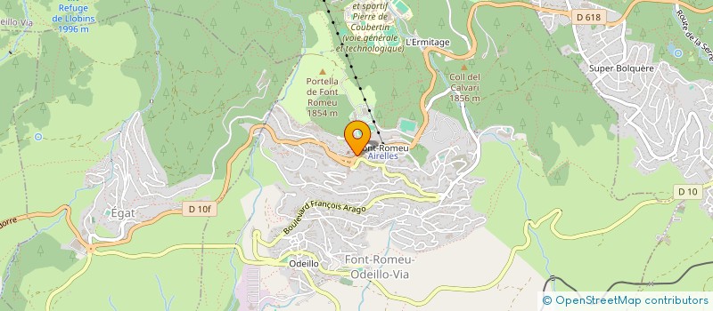 localisation de l'entreprise SCI ESTEVE PAINCHAULT  FONT-ROMEU-ODEILLO-VIA