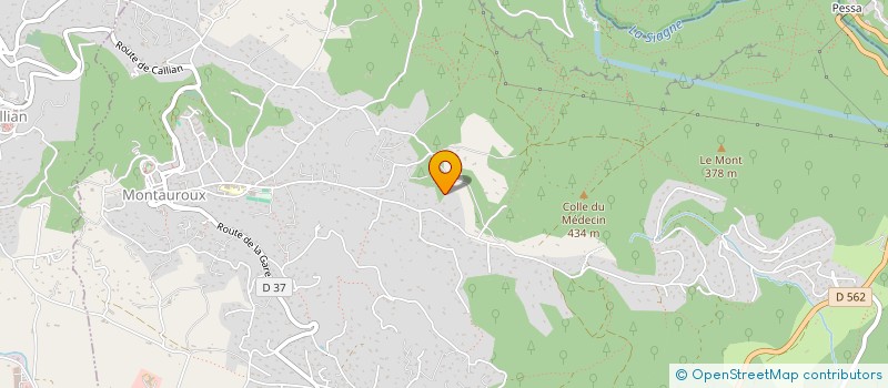 localisation de l'entreprise SCI ESTEVES  MONTAUROUX