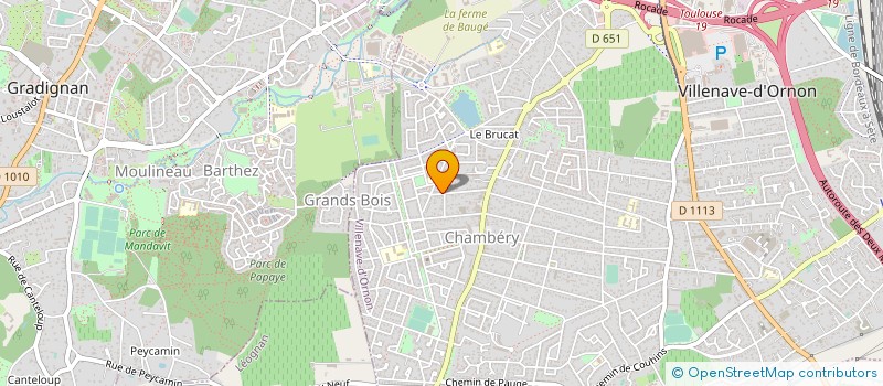 localisation de l'entreprise SCI ESTEVES BATISTA  VILLENAVE-D'ORNON